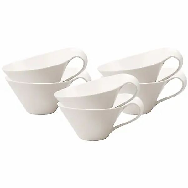 Villeroy & Boch Tasse »Teetasse NewWave 220 ml 6er Set weiß« günstig online kaufen