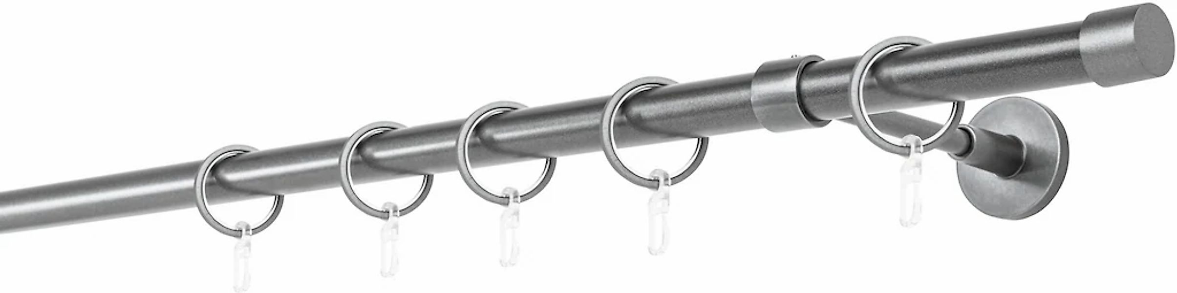 mydeco Gardinenstange "20mm Cap Wandträger 14 cm" 1 läufig-läufig Fixmaß günstig online kaufen