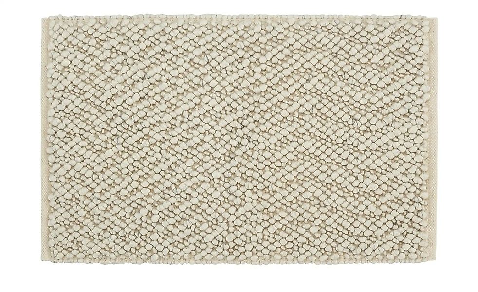 Gray & Jones Handwebteppich  Black Coast ¦ beige ¦ Wolle,Baumwolle ¦ Maße ( günstig online kaufen