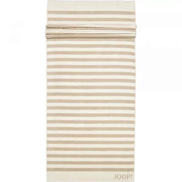 JOOP! Classic - Stripes 1610 - Farbe: Creme - 36 - Saunatuch 80x200 cm günstig online kaufen
