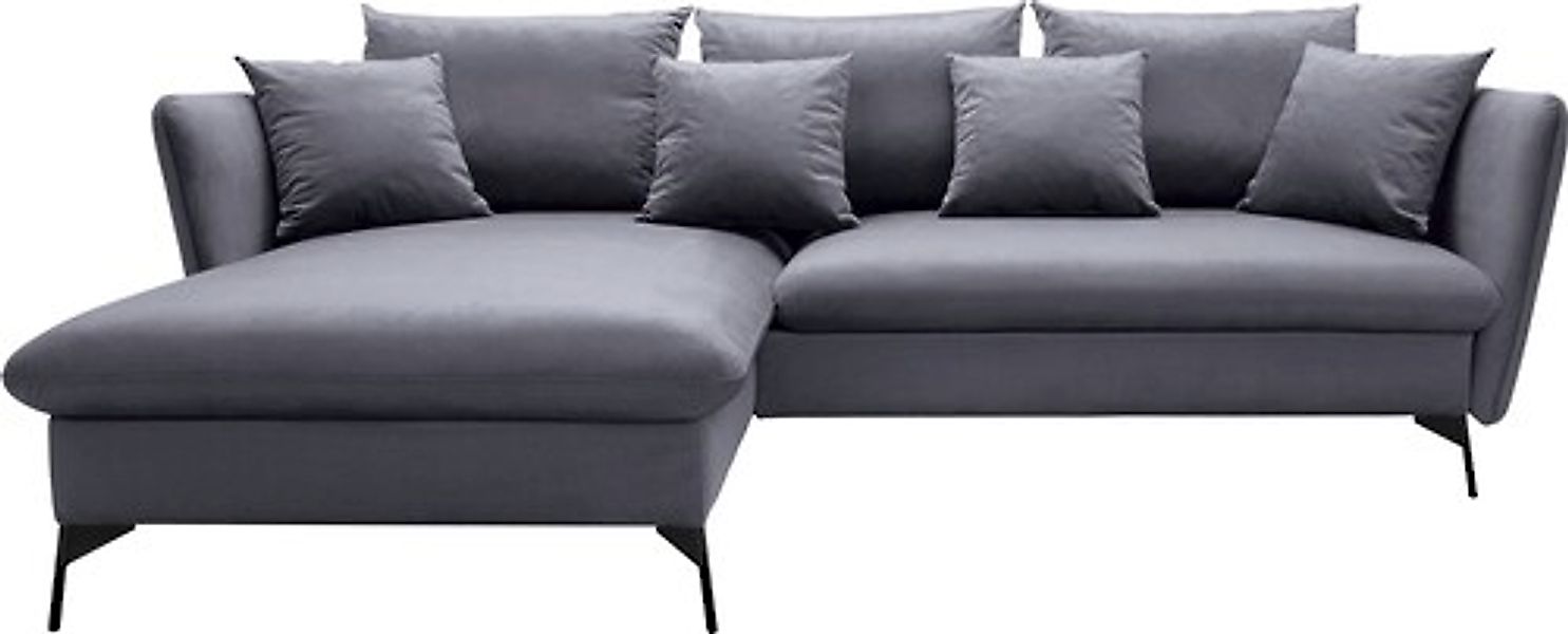 OTTO home Ecksofa »LIVORNO,258 cm, L-Form,« Schlaffunktion u. Bettkasten (1 günstig online kaufen