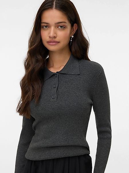 Vero Moda Polokragenpullover VMSILJERIB LS POLONECK günstig online kaufen
