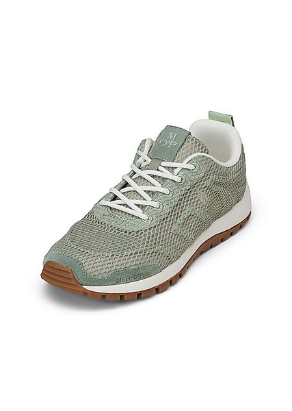 Marc O'Polo aus edlem Rindleder und Mesh-Einsatz Sneaker günstig online kaufen