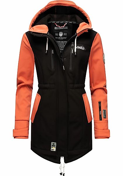 Marikoo Funktionsmantel "Zimtzicke" Softshell Parka mit Kapuze günstig online kaufen