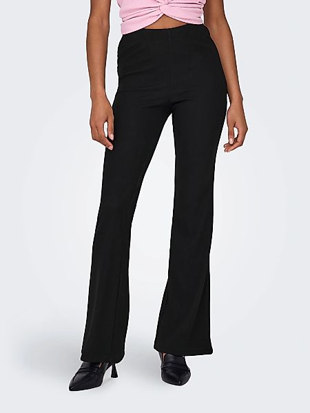 ONLY Jerseyhose ONLFEVER RIB FLARED PANTS günstig online kaufen