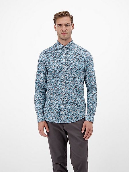 LERROS Langarmhemd Poplin-Herrenhemd, modisch gestyled günstig online kaufen