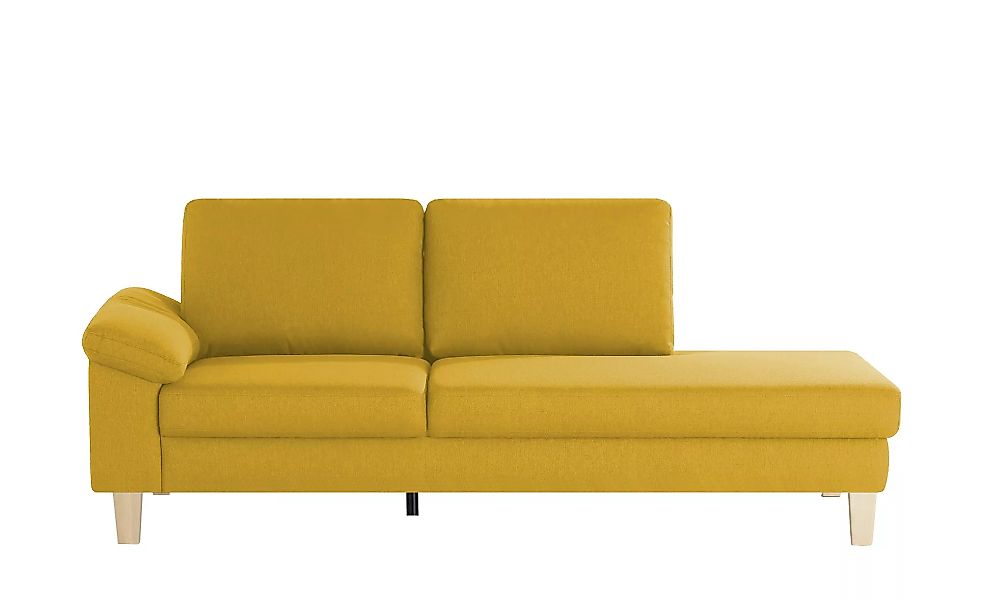Recamiere  Bena - gelb - 218 cm - 86 cm - 97 cm - Polstermöbel > Sofas > Ei günstig online kaufen