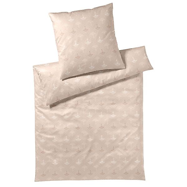 JOOP! Bettwäsche Cornflower Charm 4117 - Farbe: Nude - 08 - 80x80 cm - 155x günstig online kaufen