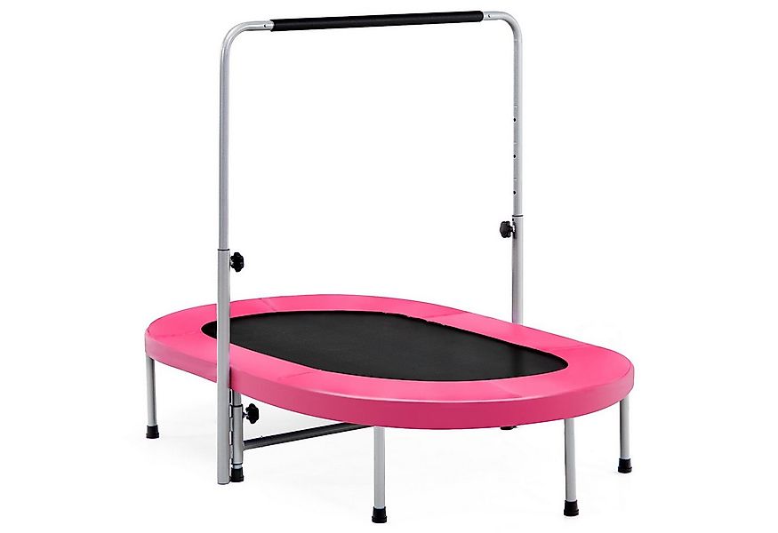 COSTWAY Kindertrampolin, Trampolin mit Haltegriff, Gartentrampolin, klappba günstig online kaufen