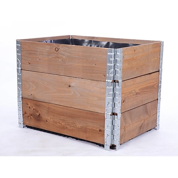 PROREGAL Hochbeetkisten GuardBox 60x80x60cm Inkl. Luftfolie Braun günstig online kaufen