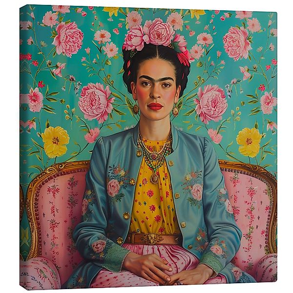 Posterlounge Leinwandbild DejaReve, Frida Kahlo auf günstig online kaufen