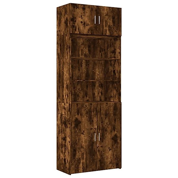 vidaXL Hochschrank Räuchereiche 80x42,5x225 cm Holzwerkstoff 3281347 günstig online kaufen