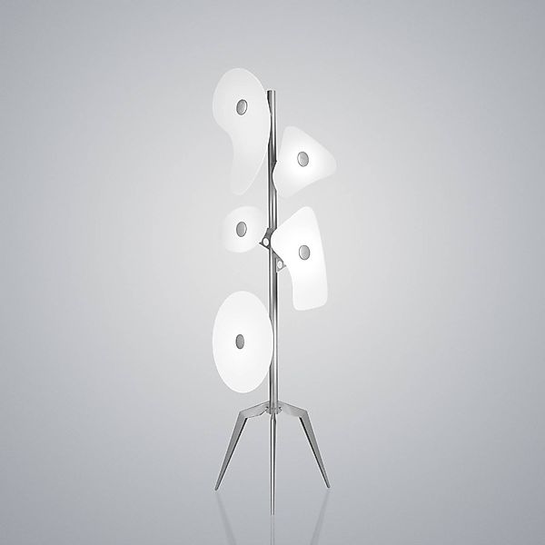 Foscarini Orbital Stehlampe mit Glaselementen weiß günstig online kaufen