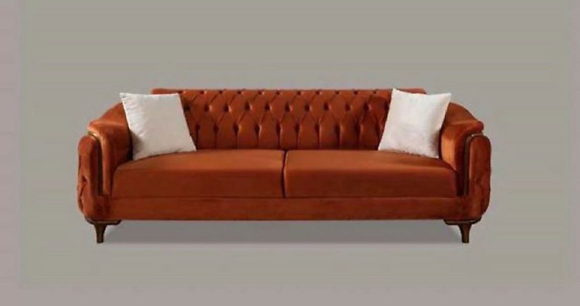 JVmoebel 3-Sitzer Dreisitzer Sofa 3 Sitzer Luxus Modern Stoff Möbel Design günstig online kaufen