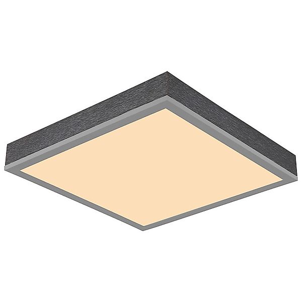 GLOBO LED-Deckenleuchte DORO 416080AD1 silber Opal MDF Aluminium B/H/L: ca. günstig online kaufen