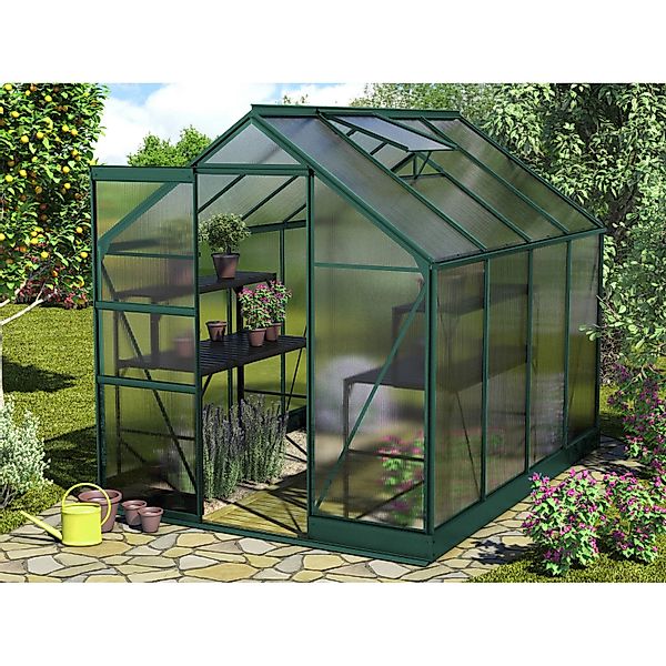 Vitavia Gewächshaus Apollo 5000 Smaragd 5 m² inkl. Fundament günstig online kaufen