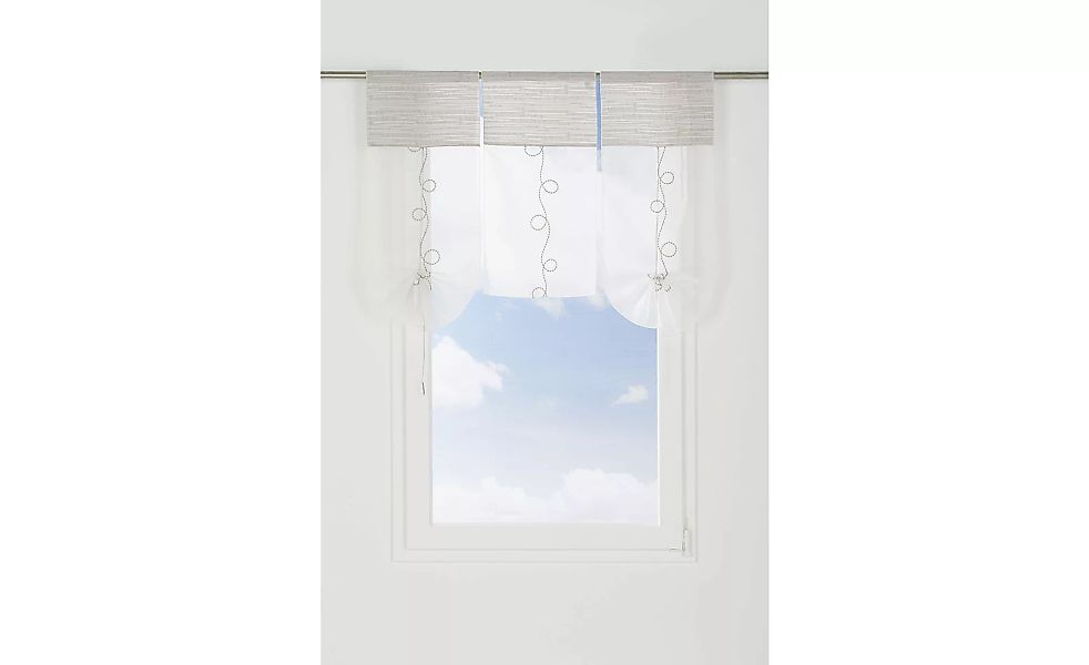 Miniflächen, 3er-Set  Kringelstickelrei - weiß - 100% Polyester - 30 cm - 8 günstig online kaufen