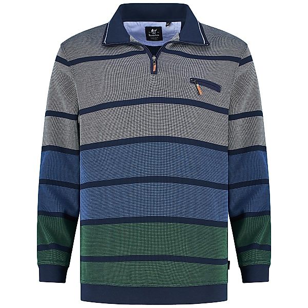 Hajo Sweatshirt mit Stretch Farbe marine Größe: 4XL günstig online kaufen