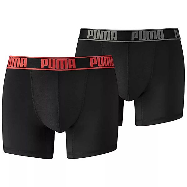 Puma Active Boxer 2 Einheiten XL Black / Red günstig online kaufen