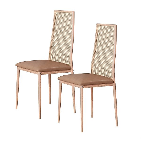 FUROKOY Stuhl Esszimmerstuhl Rattanstuhl Küchenstühle mit günstig online kaufen
