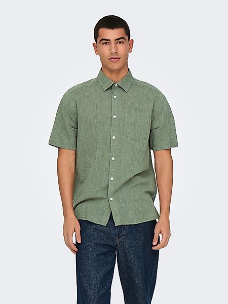 ONLY & SONS Kurzarmhemd ONSCAIDEN LIFE günstig online kaufen