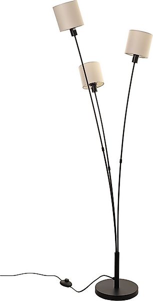 OTTO home Stehlampe Ahrhütte, ohne Leuchtmittel, Stehlampe, 3-flammig mit L günstig online kaufen