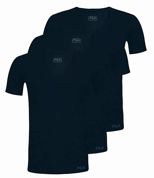 Fila T-Shirt 3er Pack V-Neck aus weichem Baumwolljersey günstig online kaufen