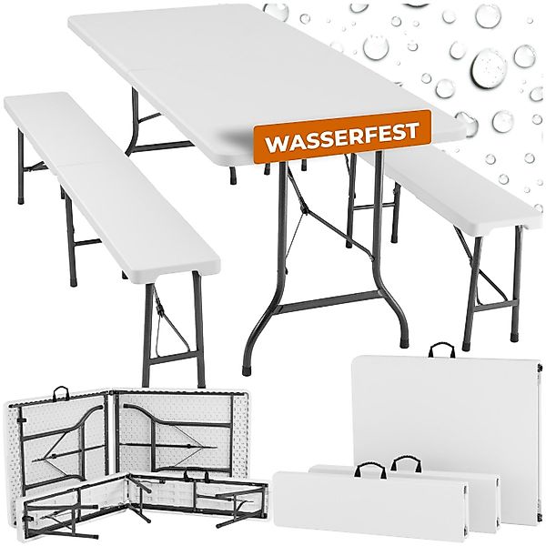 tectake Campingtisch Panja (1-St., 3 tlg), günstig online kaufen