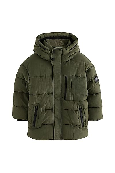 Next Steppjacke Wattierter Puffermantel im Utility-Stil günstig online kaufen