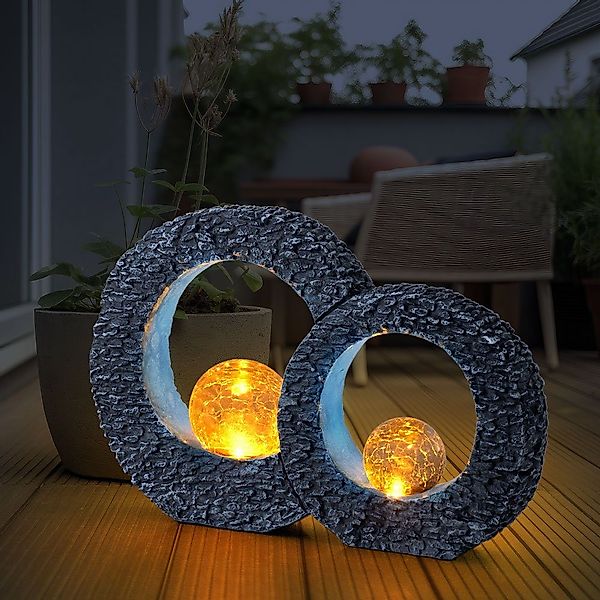 GLOBO LIGHTING LED Solarleuchte, LED-Leuchtmittel fest günstig online kaufen