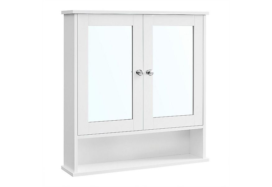 VASAGLE Spiegelschrank Badschrank Wandschrank Hängeschrank Breite 56.5-65cm günstig online kaufen