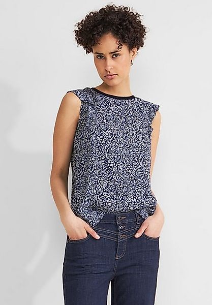 STREET ONE Rüschentop printed mat-mix top günstig online kaufen