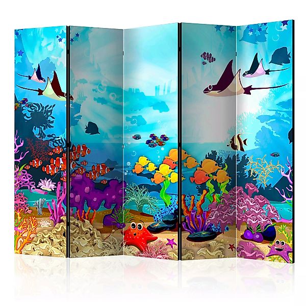 5-teiliges Paravent - Underwater Fun Ii [room Dividers] günstig online kaufen