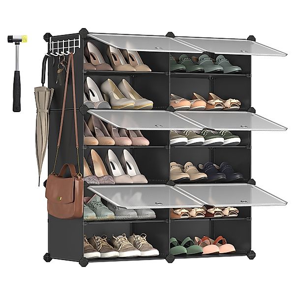 SONGMICS Schuhregal Schuhschrank, 4/6/10/12 Fächern mit günstig online kaufen