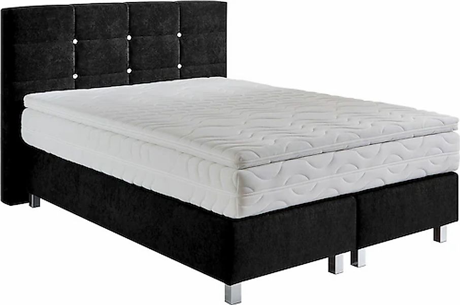 Westfalia Schlafkomfort Boxspringbett mit Knöpfen in Kristalloptik, wahlwei günstig online kaufen