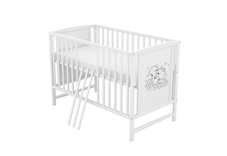 Baby-Delux Komplettbett Babybett Mia Komplettset, 10-tlg., Kinderbett 60x12 günstig online kaufen