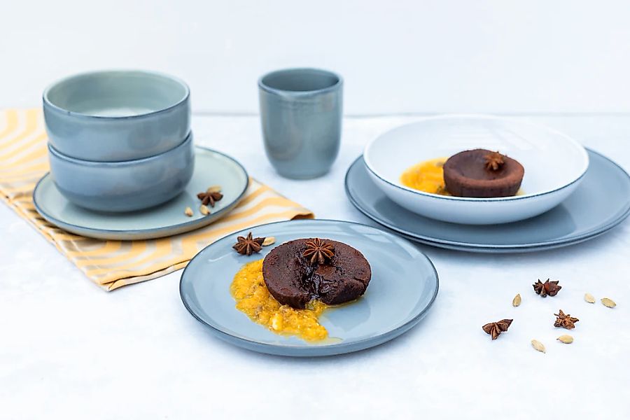 MÄSER Tafelservice "LIVIO, aus Steinzeug" Teller Set, Geschirr-Set, Service günstig online kaufen