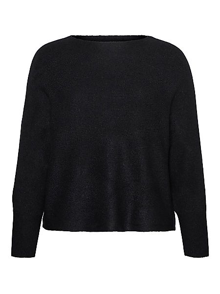 VERO MODA U-boot-ausschnitt Pullover Damen Schwarz günstig online kaufen
