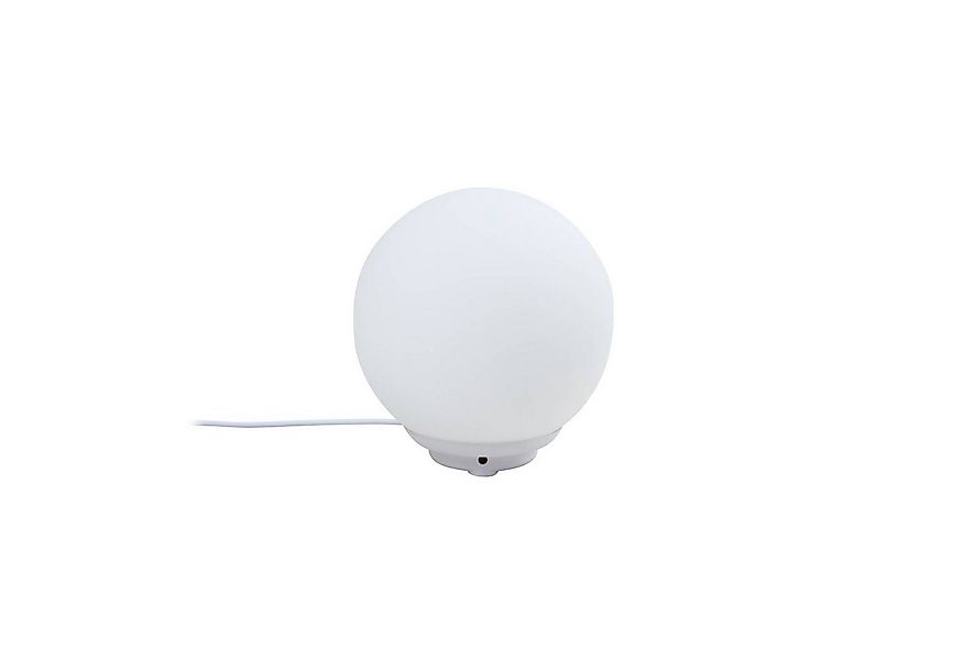 Lindby Tischleuchte Cosmia, LED, Glas Weiß Farbwechsel RGB IP20 mit Fernbed günstig online kaufen