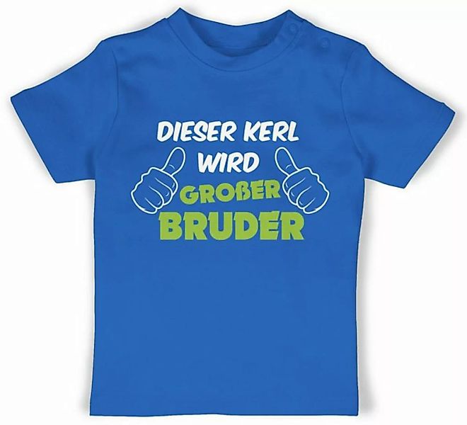 Shirtracer T-Shirt Dieser Kerl wird großer Bruder Großer Bruder günstig online kaufen