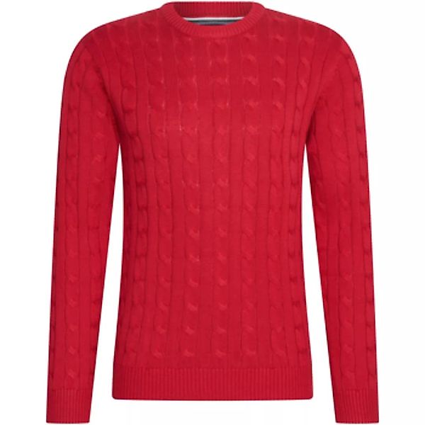 Cappuccino Italia  Sweatshirt Cable Pullover Rood günstig online kaufen