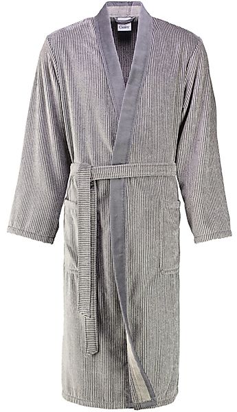 Cawö Herrenbademantel 5840, Langform, Walkvelours, Kimono-Kragen, günstig online kaufen