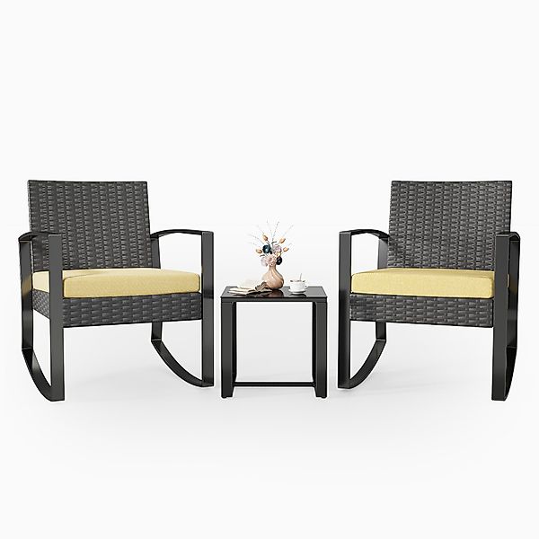 Bealife Balkonset Gartenlounge-Set, (3-tlg), 1 Tisch günstig online kaufen