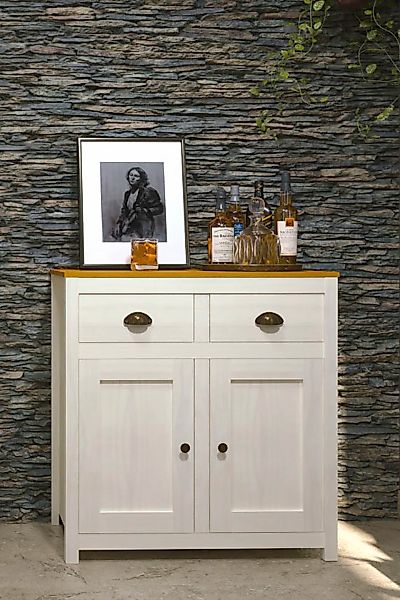 Home affaire Kommode "Sideboard", (1 St.), rustikal lackierte Oberfläche günstig online kaufen
