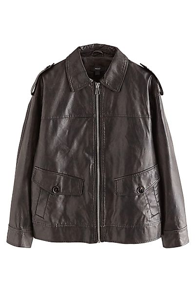 Next Lederimitatjacke Kunstlederjacke (1-St) günstig online kaufen