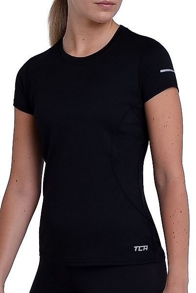 TCA Trainingsshirt TCA Damen Atomic Kurzarm T-Shirt - Schwarz, XS (1-tlg) günstig online kaufen
