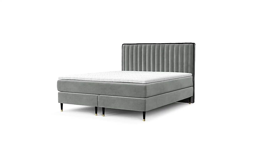 Boxspringbett   ¦ grau ¦ Maße (cm): B: 182 H: 120 Betten > Komfortbetten - günstig online kaufen
