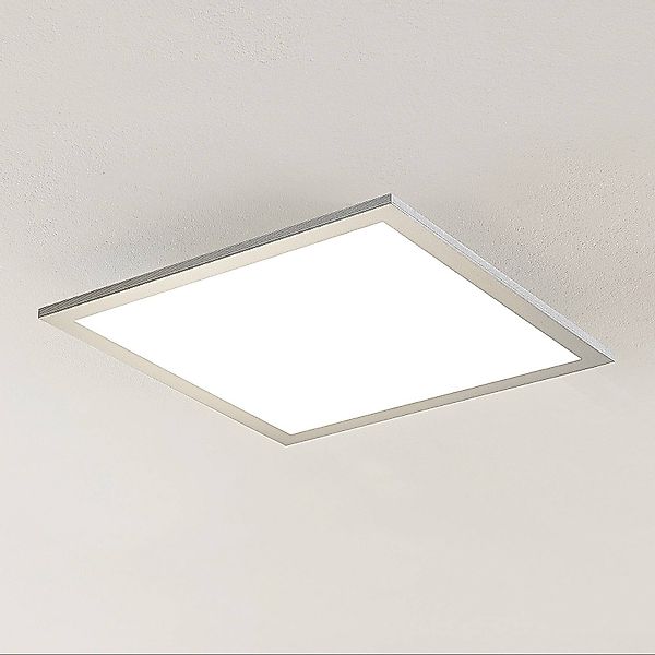 Prios LED-Panel Gelora, 40 cm, 4.000 K, silberfarben, Alu günstig online kaufen