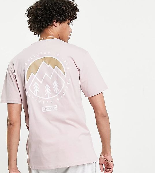 Columbia – Tillamook – T-Shirt in Rosa, exklusiv bei ASOS günstig online kaufen