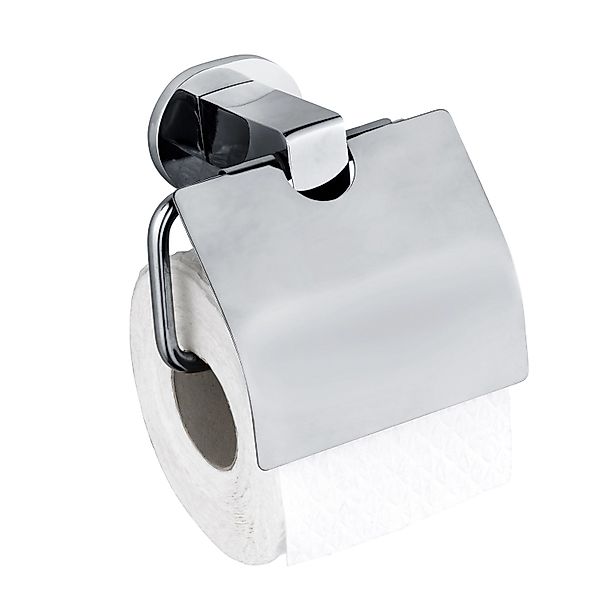 Wenko Toilettenpapierhalter mit Deckel Maribor UV-Loc® Silber Glänzend günstig online kaufen